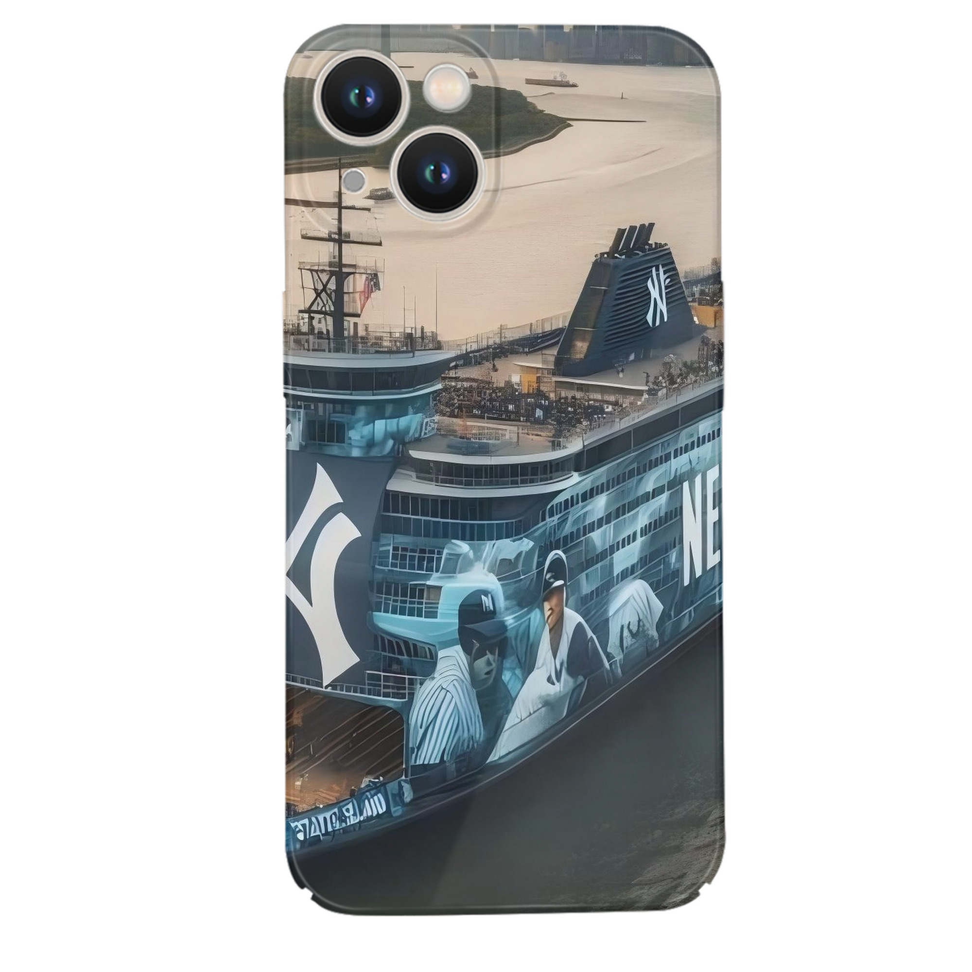 New York Yankees 306 IPhone 14 Series Full-Cover Hard Case – Shockproof With Raised Camera Protection – Precise Cutouts, Wireless Charging Compatible – Durable, Anti-Yellowing, Easy To Clean